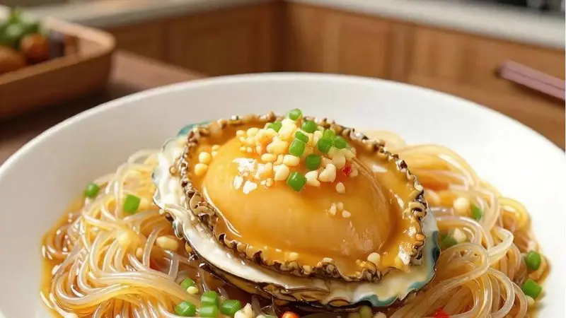 宁波家常蒜蓉粉丝蒸鲍鱼
