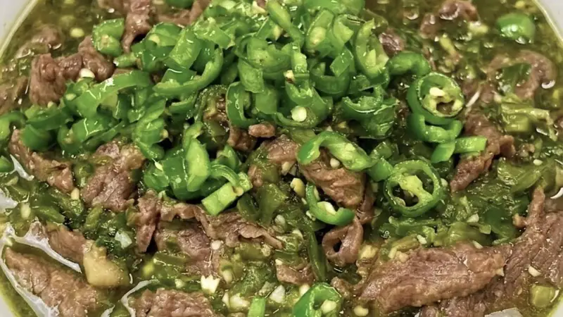 这道烧椒豆花牛肉太下饭,做法居然这么简单?