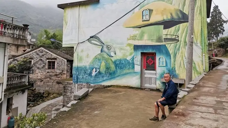 浙江临海最浪漫的“涂鸦村”，满满的童话气息，好多游客都不知道