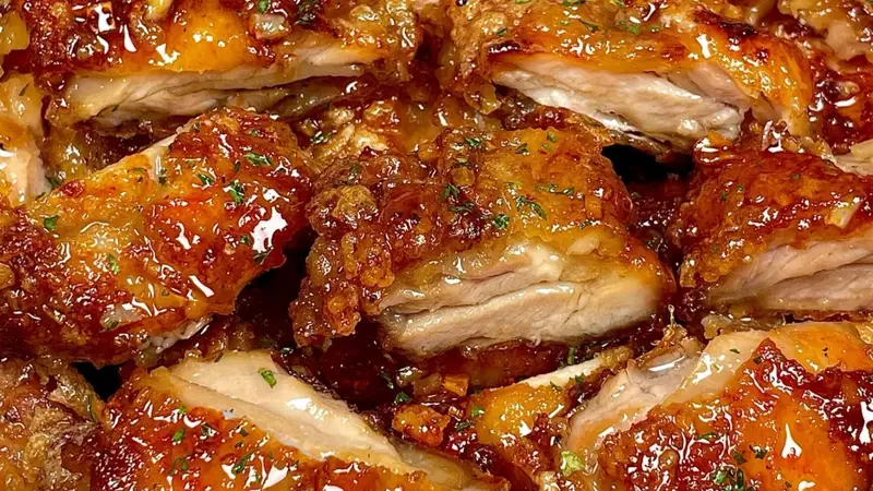 蜂蜜黄油脆皮鸡排爆火！外酥里嫩一口爆汁