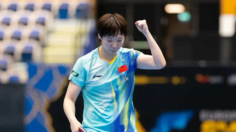 WTT欧洲大满贯-王曼昱蒯曼3-0进8强 王艺迪3-1逆转大藤沙月