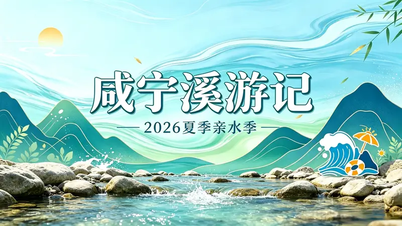 关掉空调，带娃进山！咸宁“溪游记”开启2026亲水季