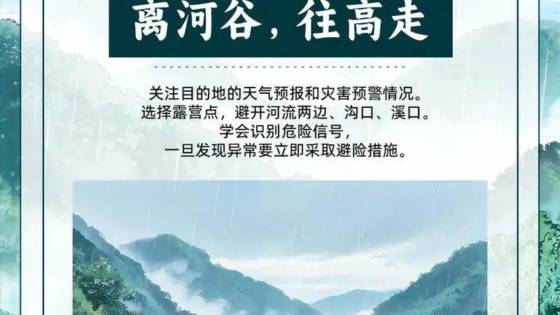出行提示！极端天气频发，山区景区游玩务必谨慎