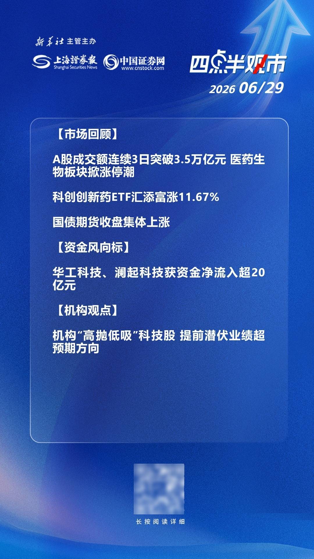 四点半观市 | 机构:“高抛低吸”科技股 提前潜伏业绩超预期方向
