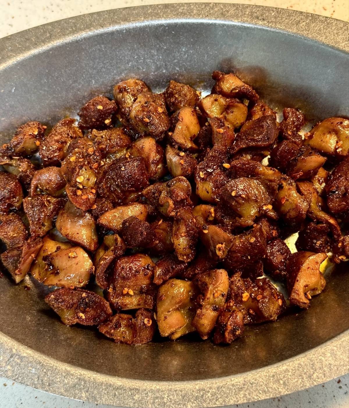 复刻烧烤摊灵魂美味:外酥里嫩的孜然鸡胗