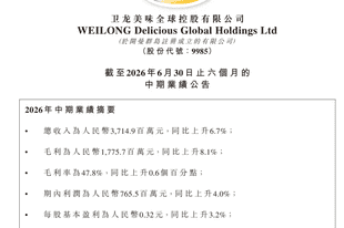 魔芋爽收入持续增长，卫龙上半年营收净利润双增