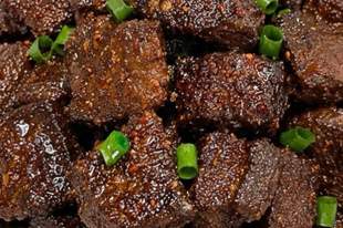 孜然香辣牛肉粒,空气炸锅懒人解馋小硬菜