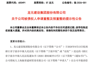 600491，被债权人申请重整及预重整