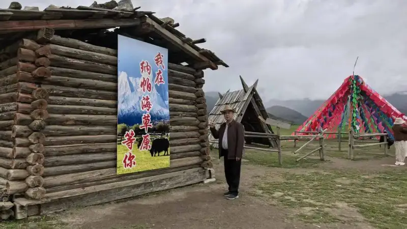 逐风纳帕海，闲卧依拉草原