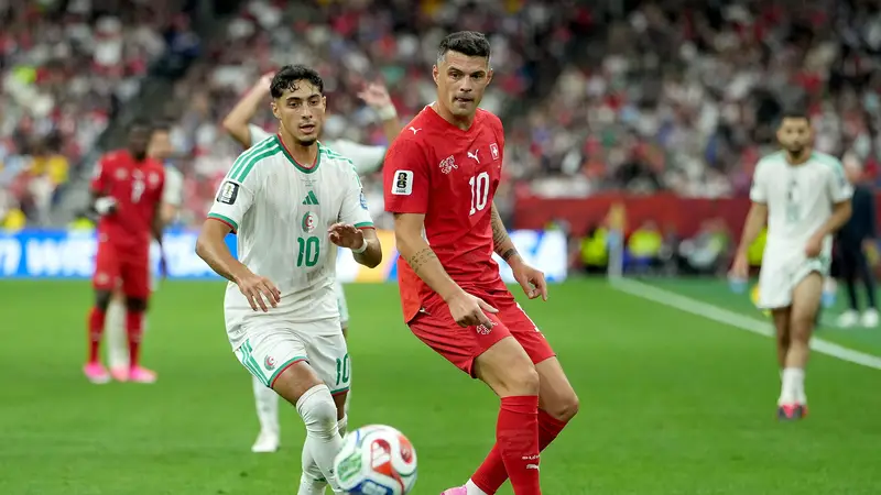 世界杯-恩博洛破门恩多耶建功 瑞士2-0阿尔及利亚进16强