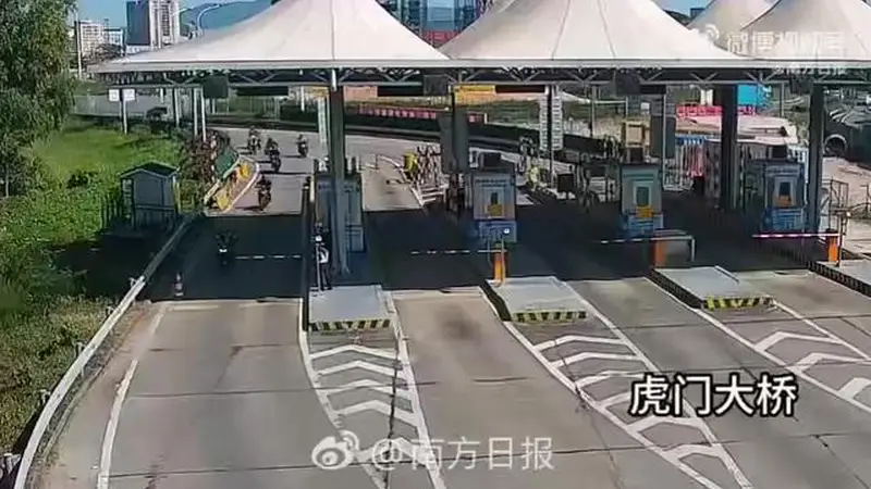 28岁骑手身亡！10辆摩托车组团强闯广深高速，酿多车相撞惨祸，官方提醒
