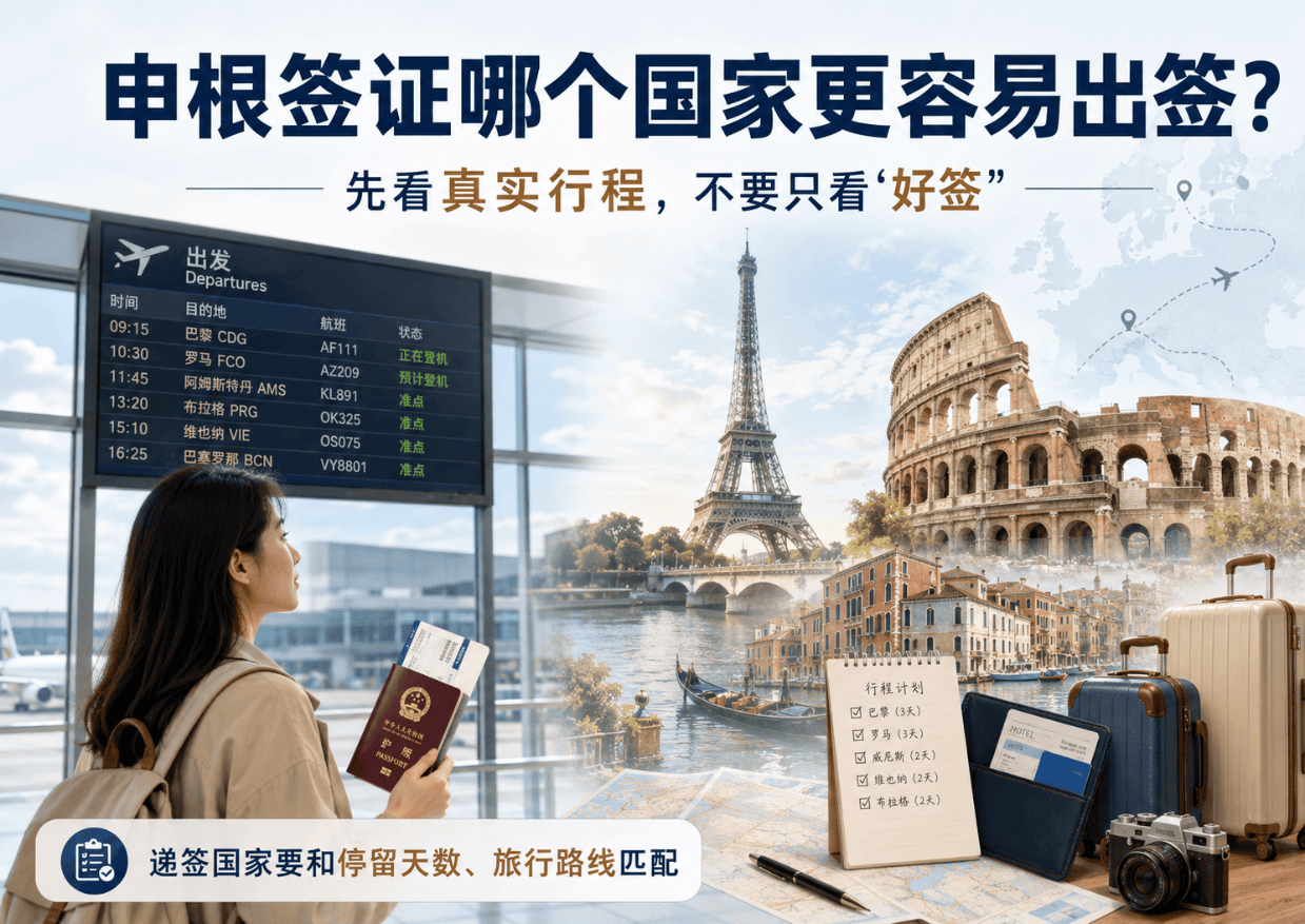 2026申根签证哪个国家更容易出签？别只盯着“好签”两个字
