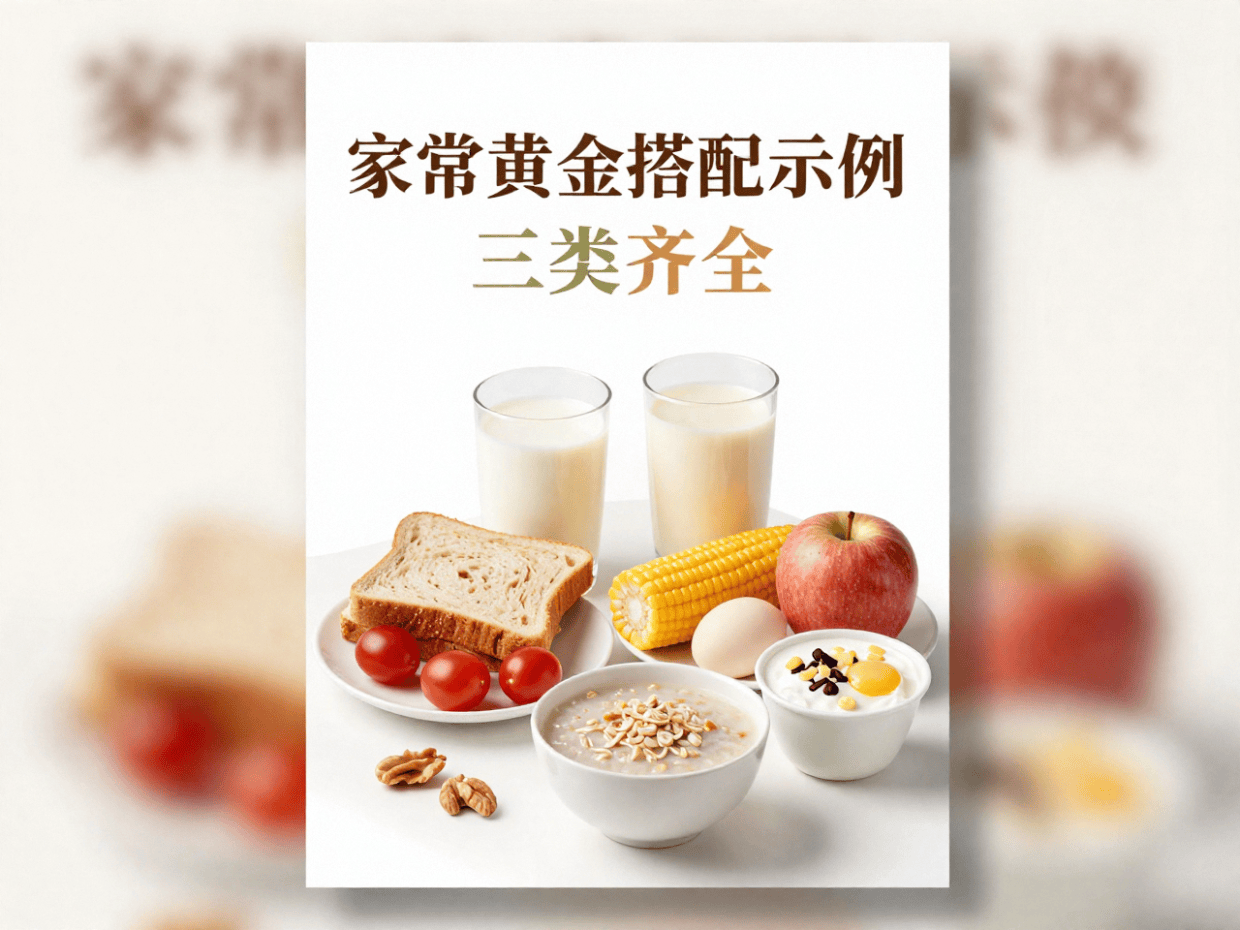 早餐容易被忽略的点：吃得够不够完整