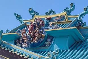 崆峒岛仙境焕新！铝代木古建赋能烟台海岛文旅，复刻八仙古建仙韵