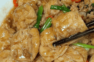 浓油赤酱赣味硬菜,豆泡吸汁五花肉酥烂超下饭
