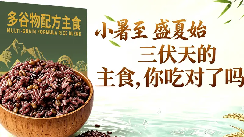 小暑至,盛夏始:三伏天的主食,你吃对了吗?