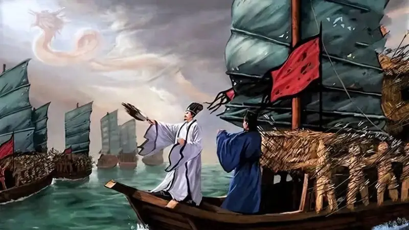 诸葛亮草船借箭的故事中,为何曹操不使用火箭攻击?