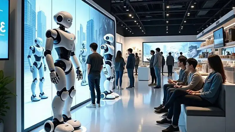 宇树、智元开进商场，人形机器人开始拼门店？