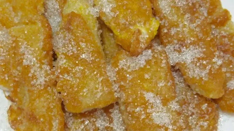 金黄焦香煎糍粑,米香浓郁一口吃出年味烟火