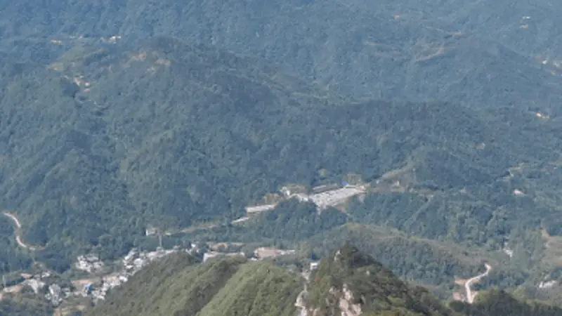 黄冈天堂寨山脚村落,山居静谧,山野烟火平淡治愈