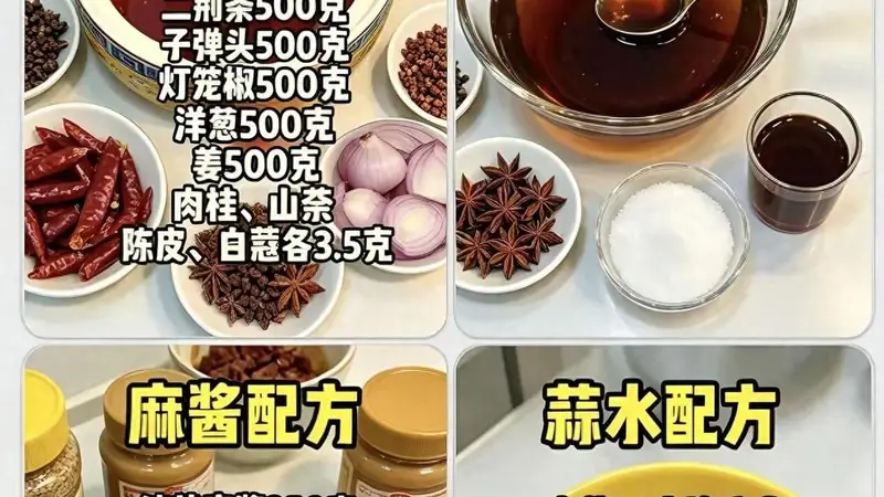 8.21日:凉拌菜的4种万能料汁配方!摆摊开店都可以用,拌啥都香,抓紧收藏