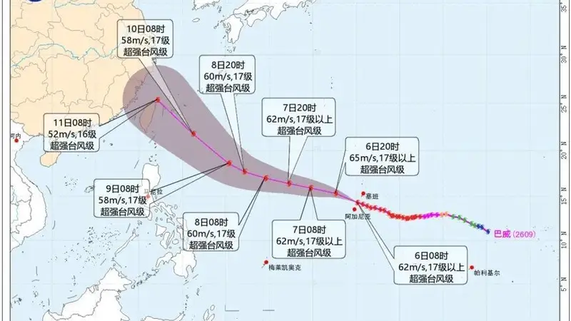 超强台风来袭！“巴威”路径还在调整，可能拐弯直扑华东！17级台风破坏力会有多大？
