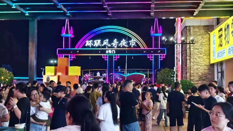 火聚新区 夜游启新篇！德州环联凤奇夜市盛大开业