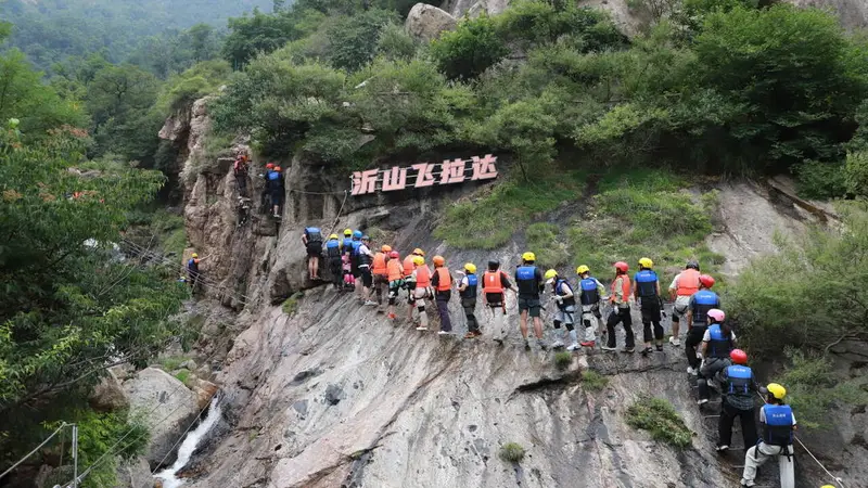 以“玩水”重新定义山水,潍坊临朐让山岳景区跑出夏日“年轻态”