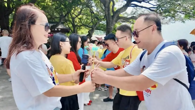爱在七夕|崂山太清广场山海为证,手作花束传递浓浓爱意