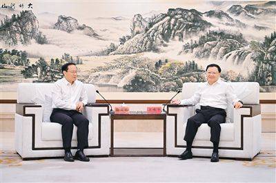 王伟中包钢会见文化和旅游部部长孙业礼