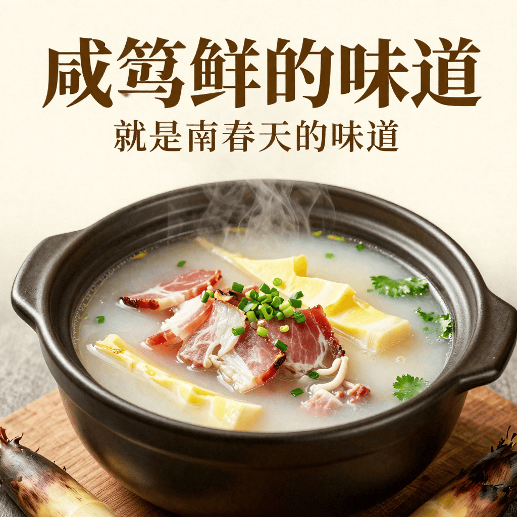 咸笃鲜慢炖出江南春味,一锅汤喝懂时令鲜甜