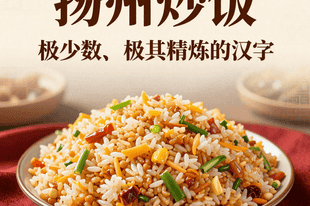 扬州炒饭制作技艺:国宴级别的非遗美食,每一粒米都有讲究