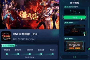 DNFM永恒之塔2韩服手游汉化图文教程,解决游戏卡顿延迟网络问题