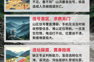 汛期露营潜藏哪些风险?省气象局、省文化和旅游厅联合推出的这份气象灾害防御明白卡请收好