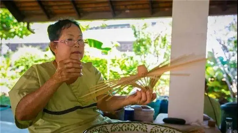 原创这个传统手工艺技术,居然在泰国重新复活,成为当地的一道美景