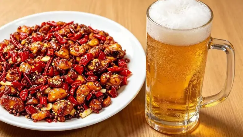 辣子鸡丁别直接炸,掌握腌制油温技巧,香辣过瘾超解馋