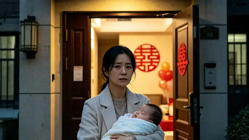 坐月子回家,我的300万陪嫁房成小姑子婚房。老公:领你女儿滚蛋
