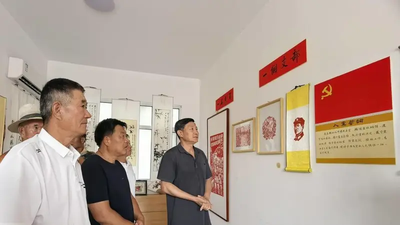 非遗文艺+红色教育，文化建设指导员在临朐庙山村打造微展厅
