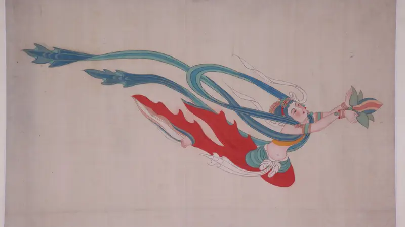 在画中读史史中观画,张大千敦煌壁画精品与古代造像首现宁波