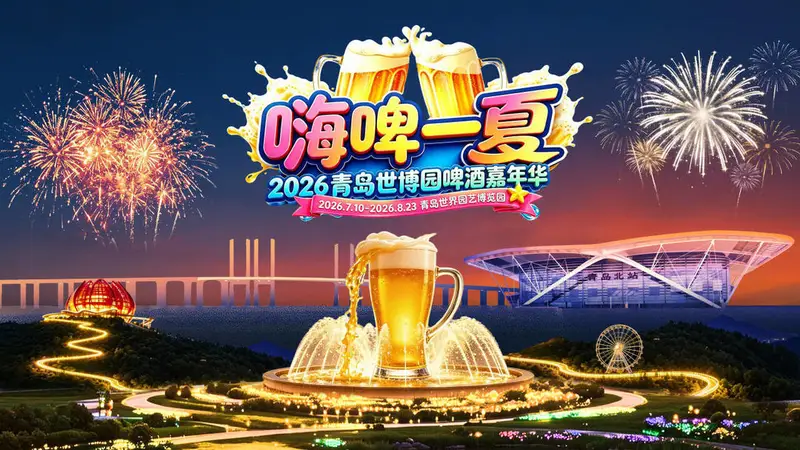 嗨啤一夏相约世博园！2026年青岛世博园啤酒嘉年华周五启幕