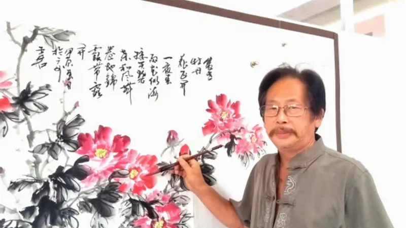 老家五莲的画家王君：要用画笔留住家乡之美