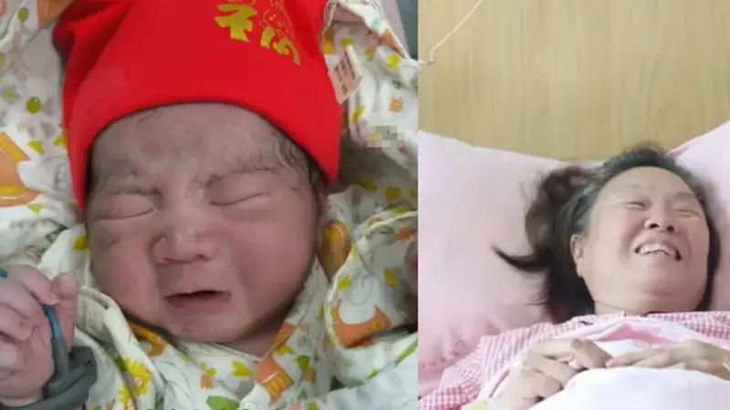 62岁超高龄孕妇顺利诞下6斤重男婴,产妇:宝宝这么漂亮,很开心;医生:从来没碰到过,进行了专册管理,但不建议超高龄孕妇妊娠