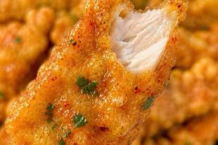 酥脆椒盐鸡胸肉条:外酥里嫩香到舔手指,追剧下酒都绝了!