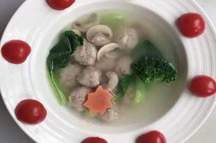 我身边的健康菜|群英荟萃、山药牛肉丸子汤