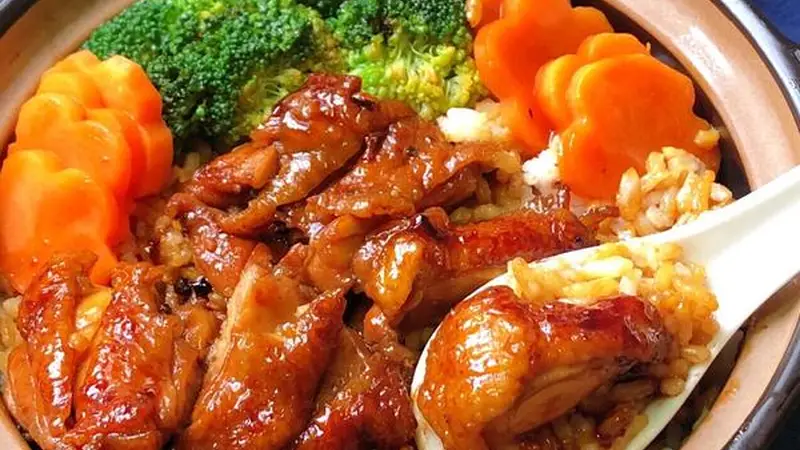 鲜香浓郁照烧鸡腿饭，十分钟搞定治愈单人餐
