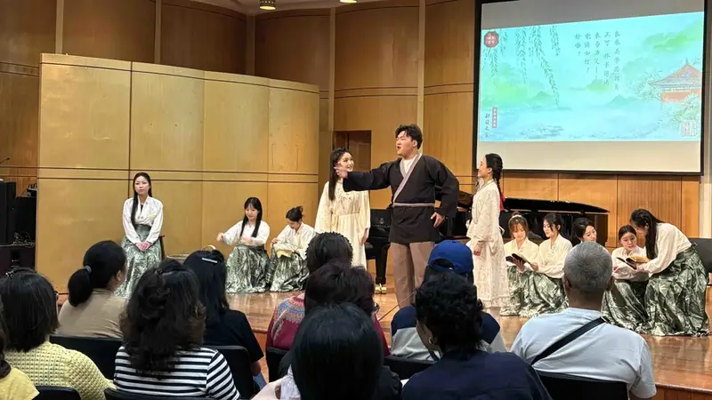 苏州话版《枫桥夜泊》你听过吗?上师大学生古诗文吟唱音乐会演绎千年汉语之美