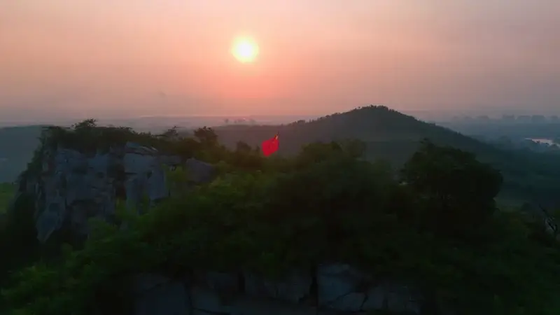 八公山 |日出+朝霞,太!美!了!