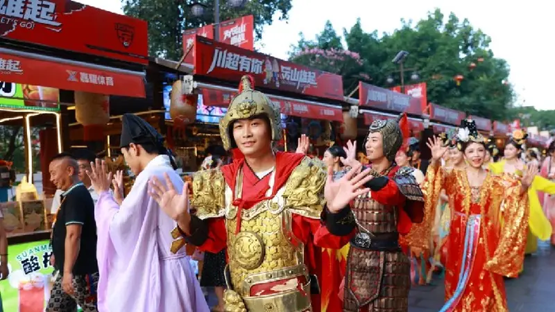 唐风雅韵汇苏稽 乐山解锁夏日夜游新体验