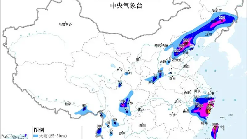 中央气象台发布今年首个暴雨红色预警！台风“巴威”影响还将深入辽宁、吉林！长白山等多个景区暂停开放