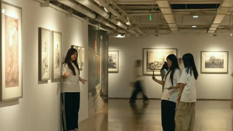 央美百年素描精品展落地长沙 梳理中国造型艺术教育脉络